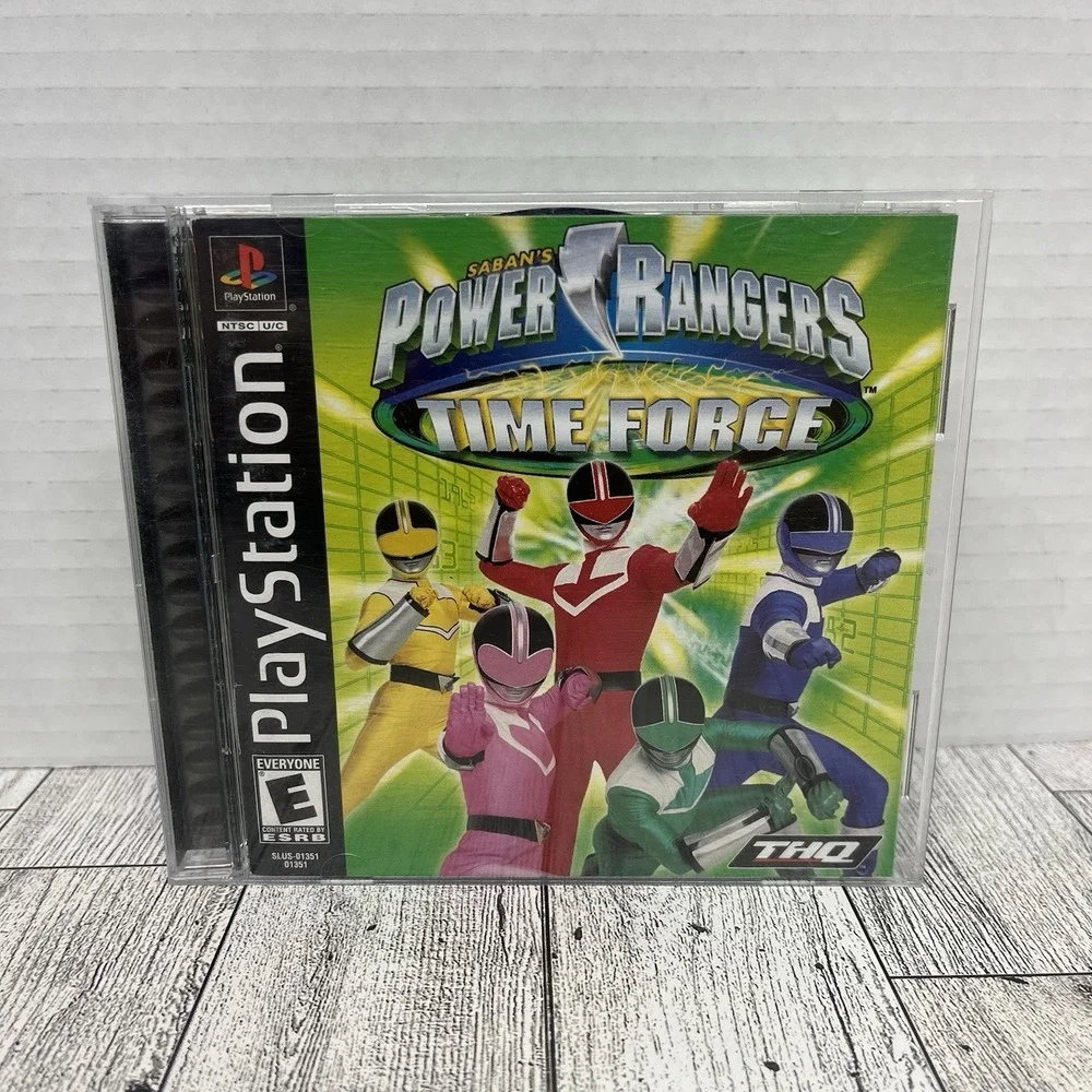 Power Rangers: Time Force  (Sony Playstation 1,‎ PS1) Complete CIB